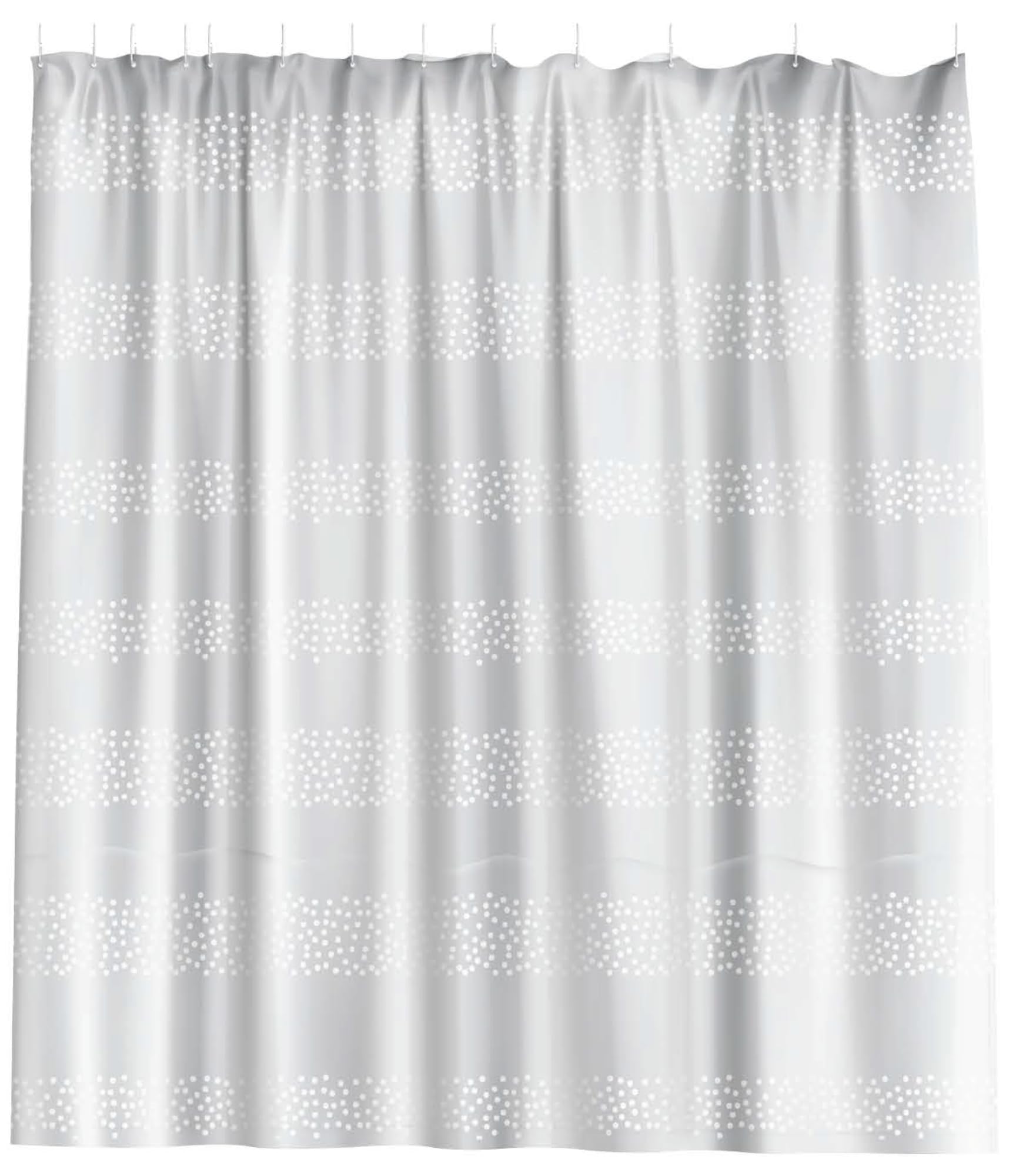 Bath Elements Premium PEVA Shower Curtain – Heavy Duty, Mildew Resistant, Waterproof, Odorless, Nontoxic, BPA-Free – Magnetic Hem, Standard Size, Can Be Used Alone or As Liner (Clear)