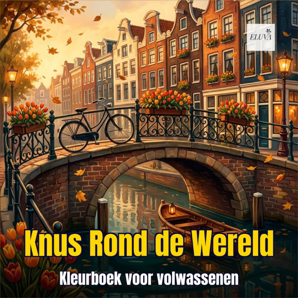 Knus Rond de Wereld: Een kleurboek voor volwassenen met rustgevende reisscènes uit alle hoeken van de wereld