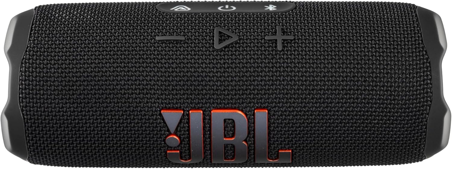 JBL FLIP 7 (Black) Waterproof Portable Speaker Bundle with X-Halo Hardcase (Black) - Image 2