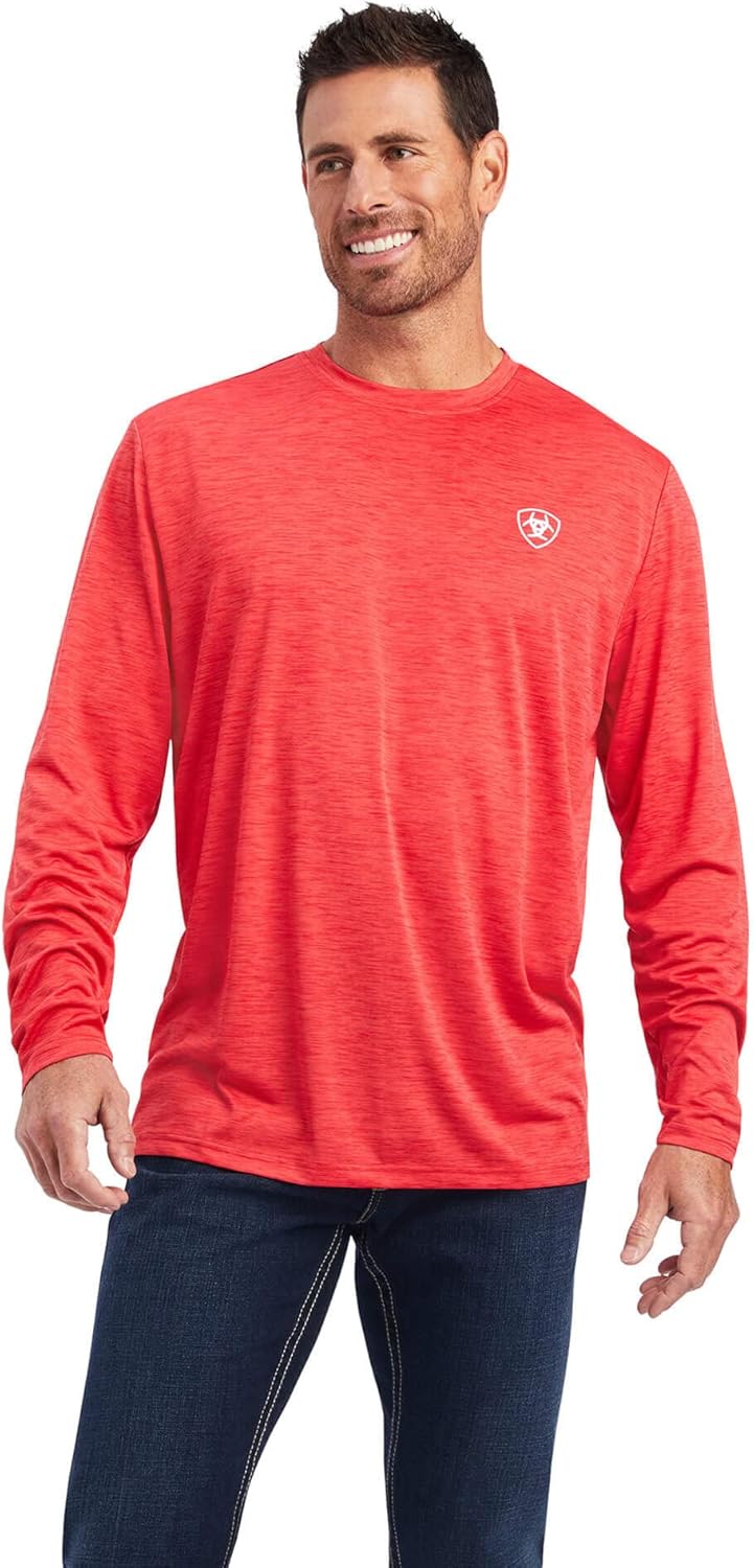 Ariat Male Charger Ariat 93 Liberty T-Shirt Tango Red Large