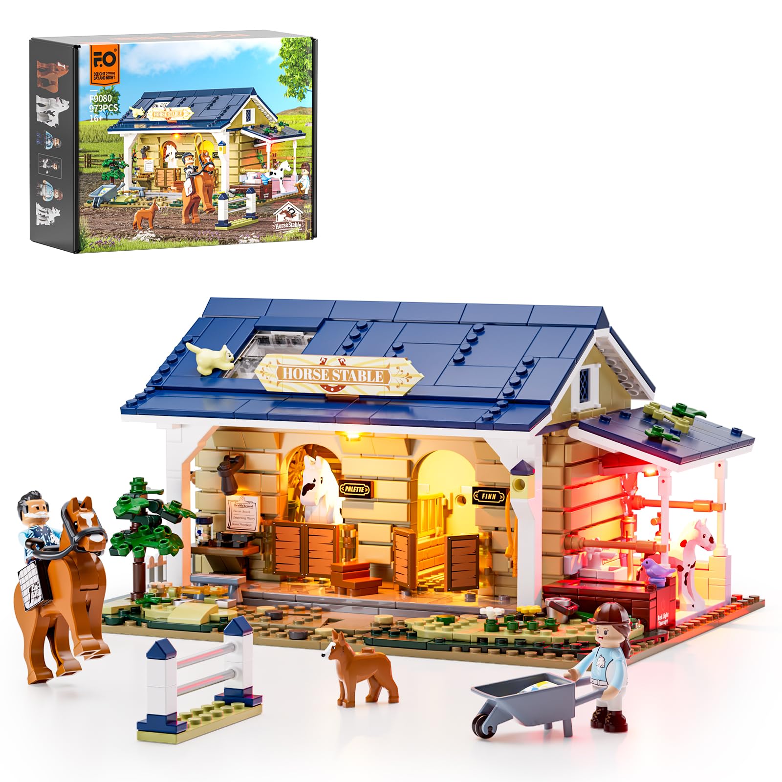 Costruzioni Luminose Lumibricks City Sunset-Stopover Set Di
