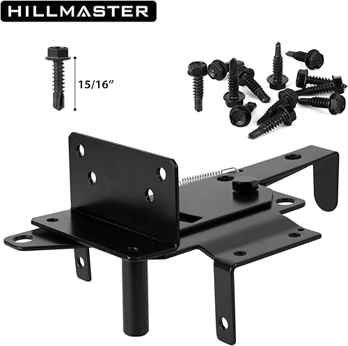 Miniatura 2 de Pestillo de puerta autoblocante resistente para valla de madera, cerradura automática de puerta de montaje en poste, hardware de cierre de puerta