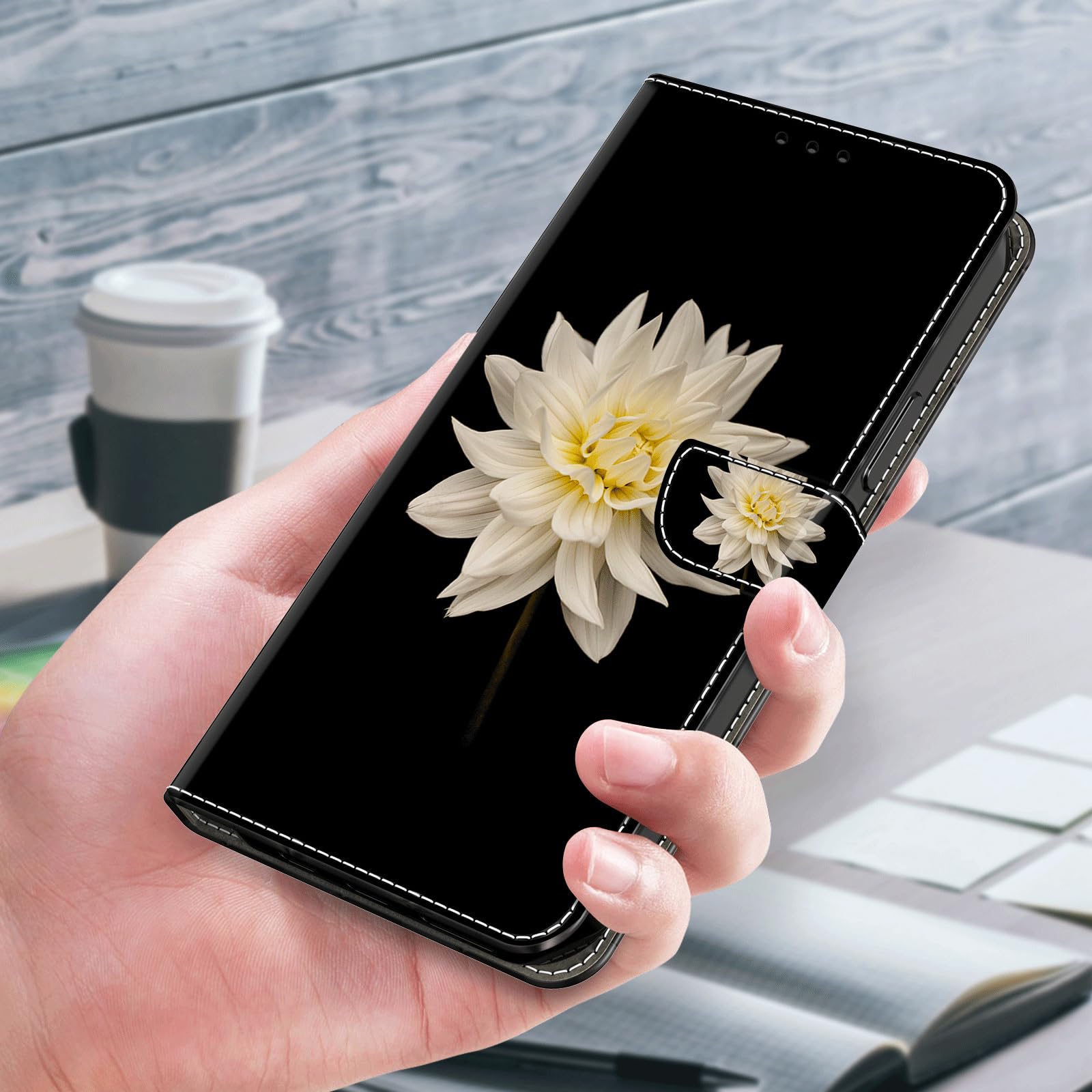 Per Alcatel 1B 2020 Cover In Pelle Flip Wallet - Foto 6