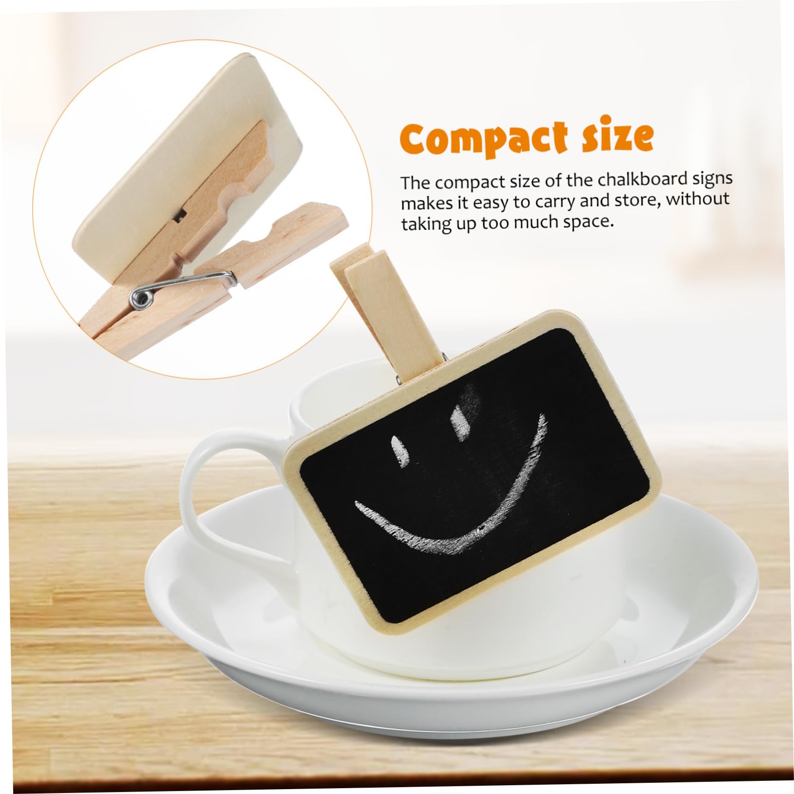 SHINEOFI 20 piccole clip da lavagna, piccole etichette da appendere con clip, etichetta alimentare su lavagne, con supporto, cartellini per prezzi, cartoni animati, mini clip di chiusura in legno