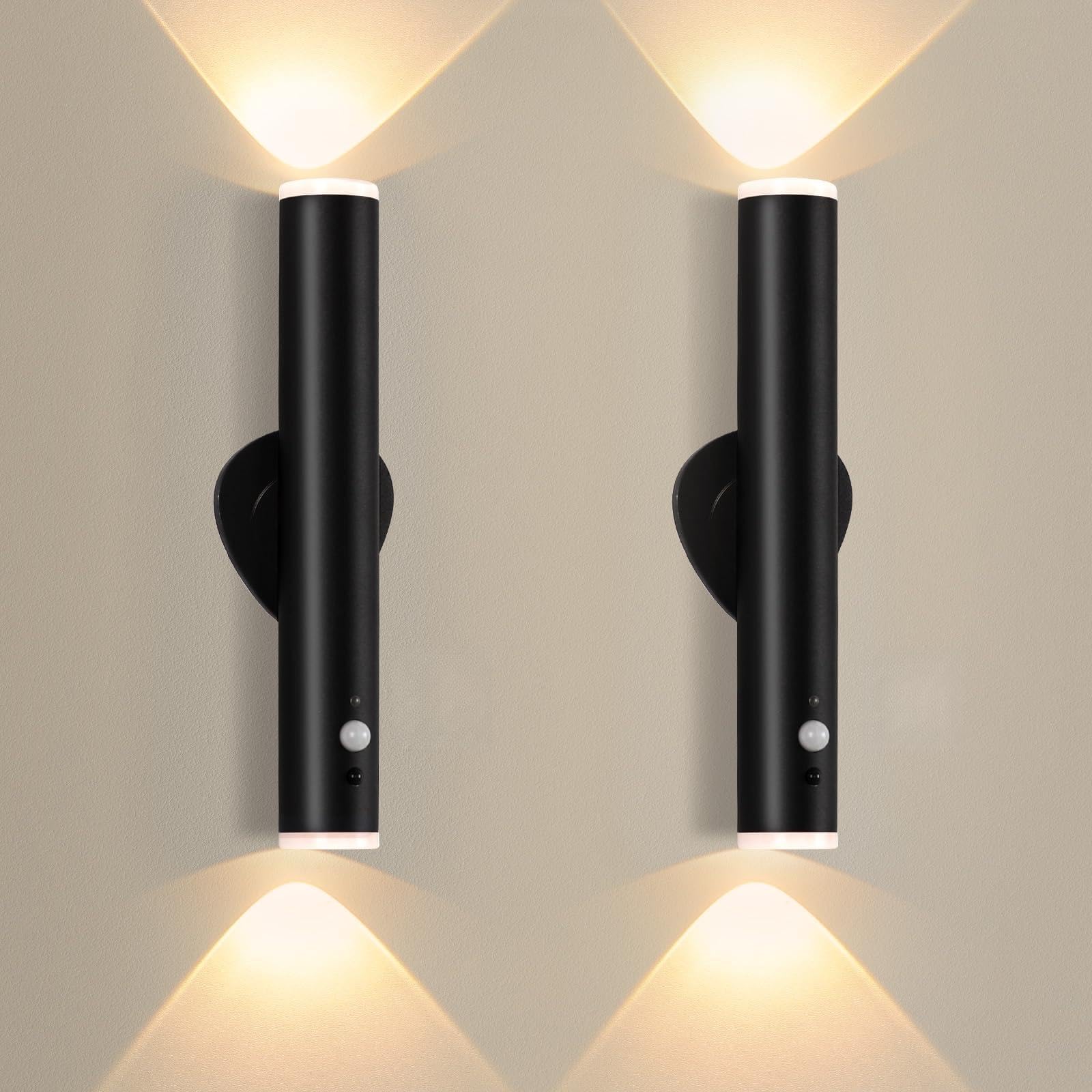 Lampe Murale Sans Fil DESGNT - Détecteur Mouvement, 3 Modes Lumière, Rechargeable USB