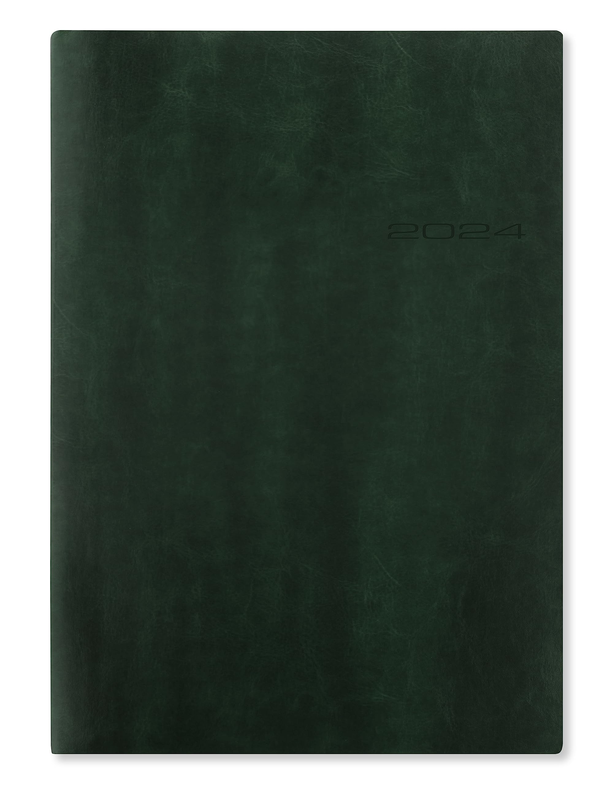 Letts Lecassa 2024 A4 week to view diary - British Racing Green