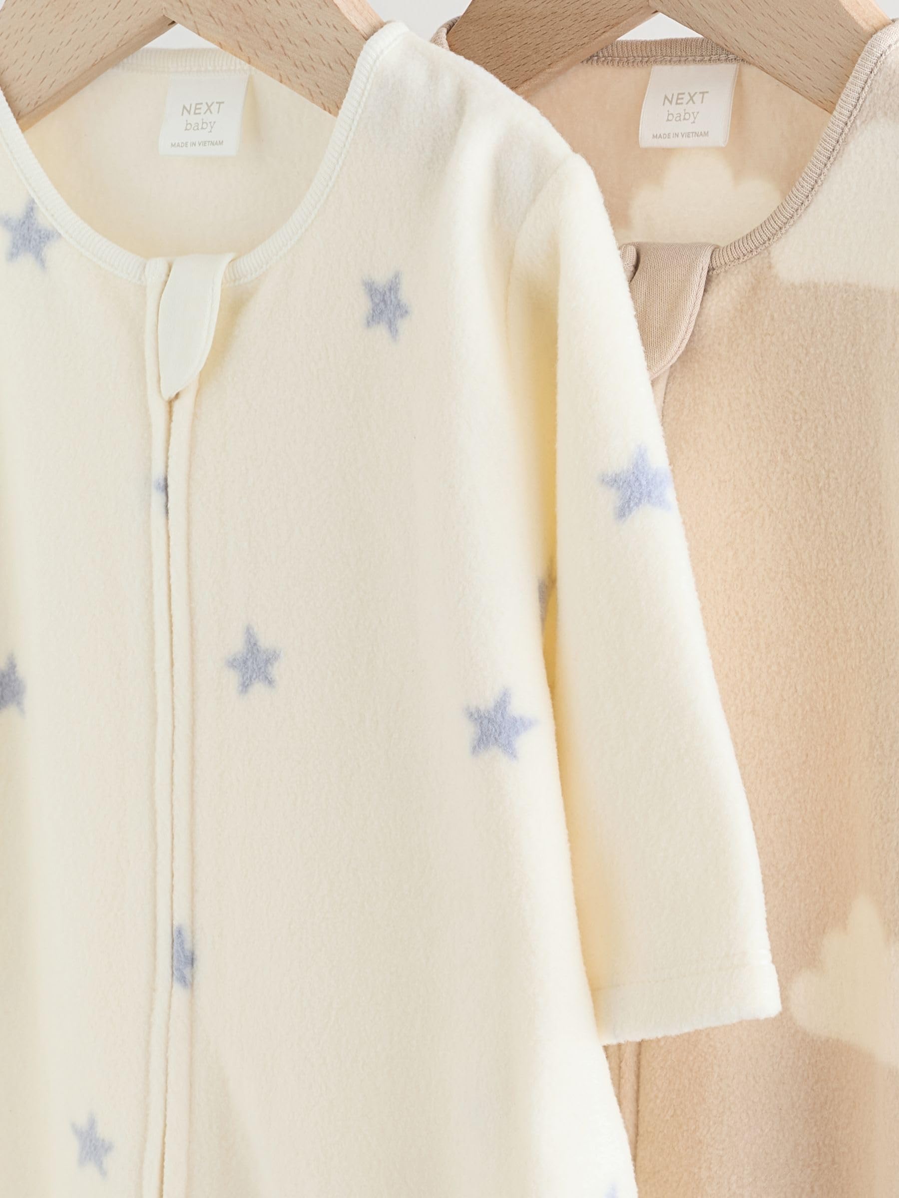NEXT Bébé Dors-Bien en Micro-Polaire avec Fermeture zippée Double-Sens, Lot de 2