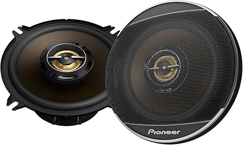 PIONEER A-Series MAX TS-A523FH, altavoces coaxiales de audio para automóvil de 2 vías, rango completo, calidad de sonido clara, fácil instalación y