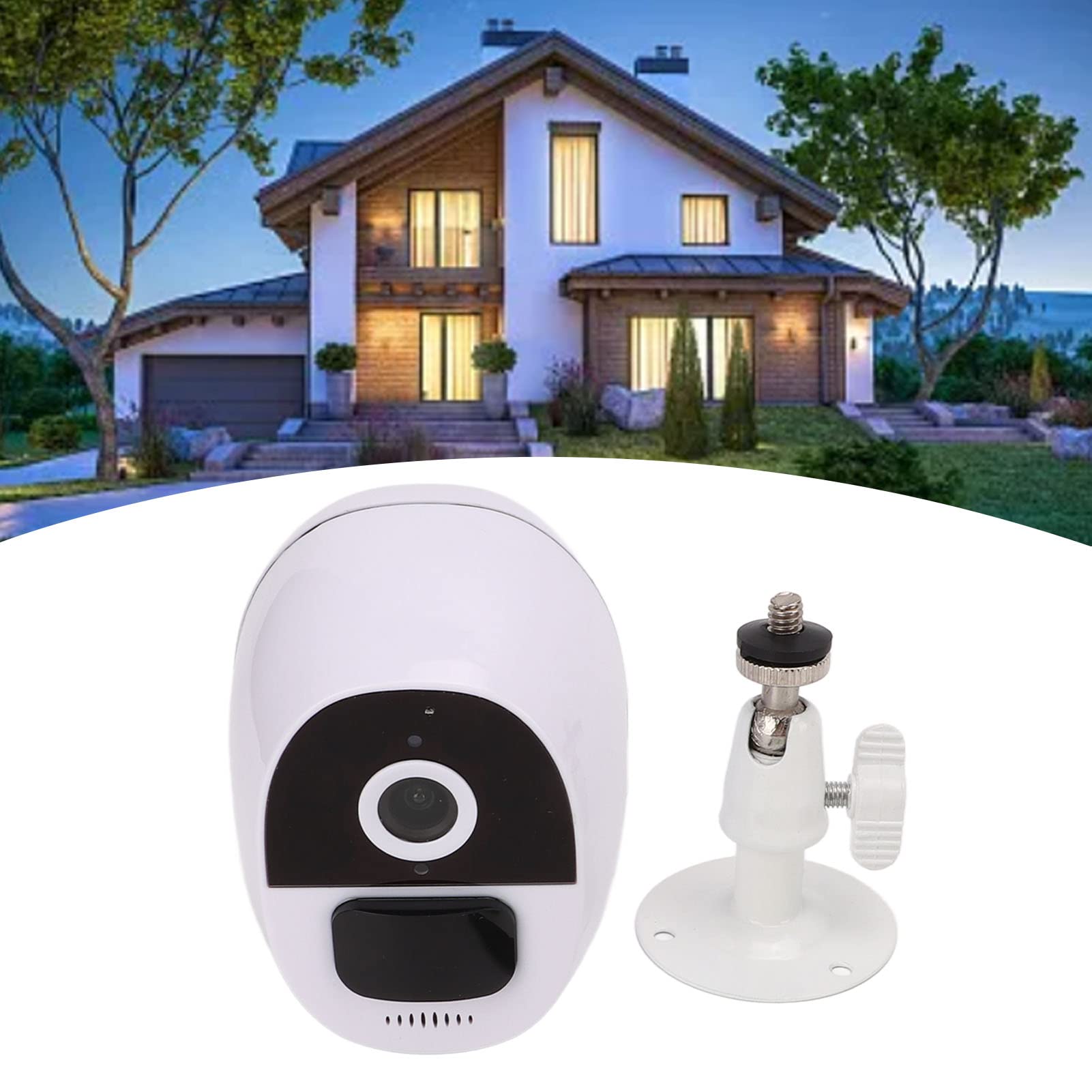 Caméra de sécurité sans fil, WiFi 1080P avec détection de mouvement