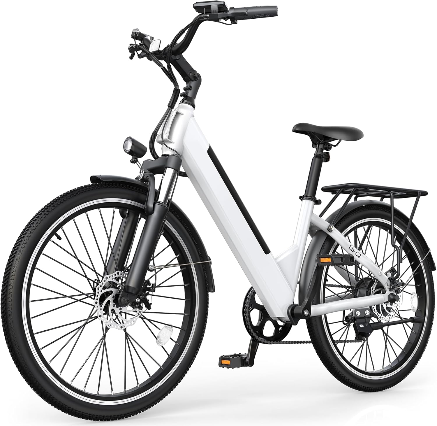 Electric Bike for Adults,26" Step-Thru EBike with 1000W Peak Motor,50 Miles 21.7MPH Adult Electric Bicycles with 48V Internal Removable Battery, Adjustable Stem,7 Speed,UL 2849 Certified
