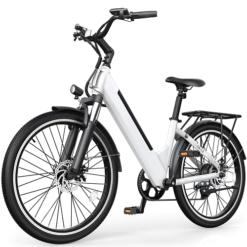 Loeook Electric Bike Adults 26 quot Commuter E-Bikes product photo (Commuter E-Bikes) — ScooterReviewPro review