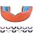 Oral Mart Orange/Blue Youth Mouth Guard for Kids - Youth Mouthguard for Karate, Flag Football, Martial Arts, Taekwondo, Boxing, Football, Rugby, BJJ, Muay Thai, Soccer, Hockey