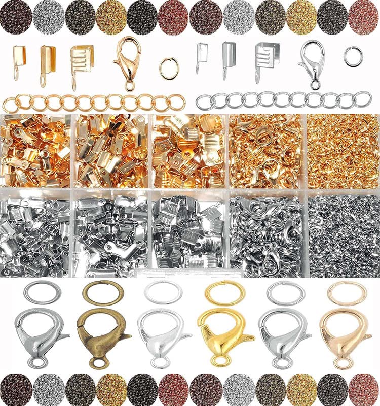 Diy Crafts Sets Bright Gold Fold Over Crimp Cord Desertcart