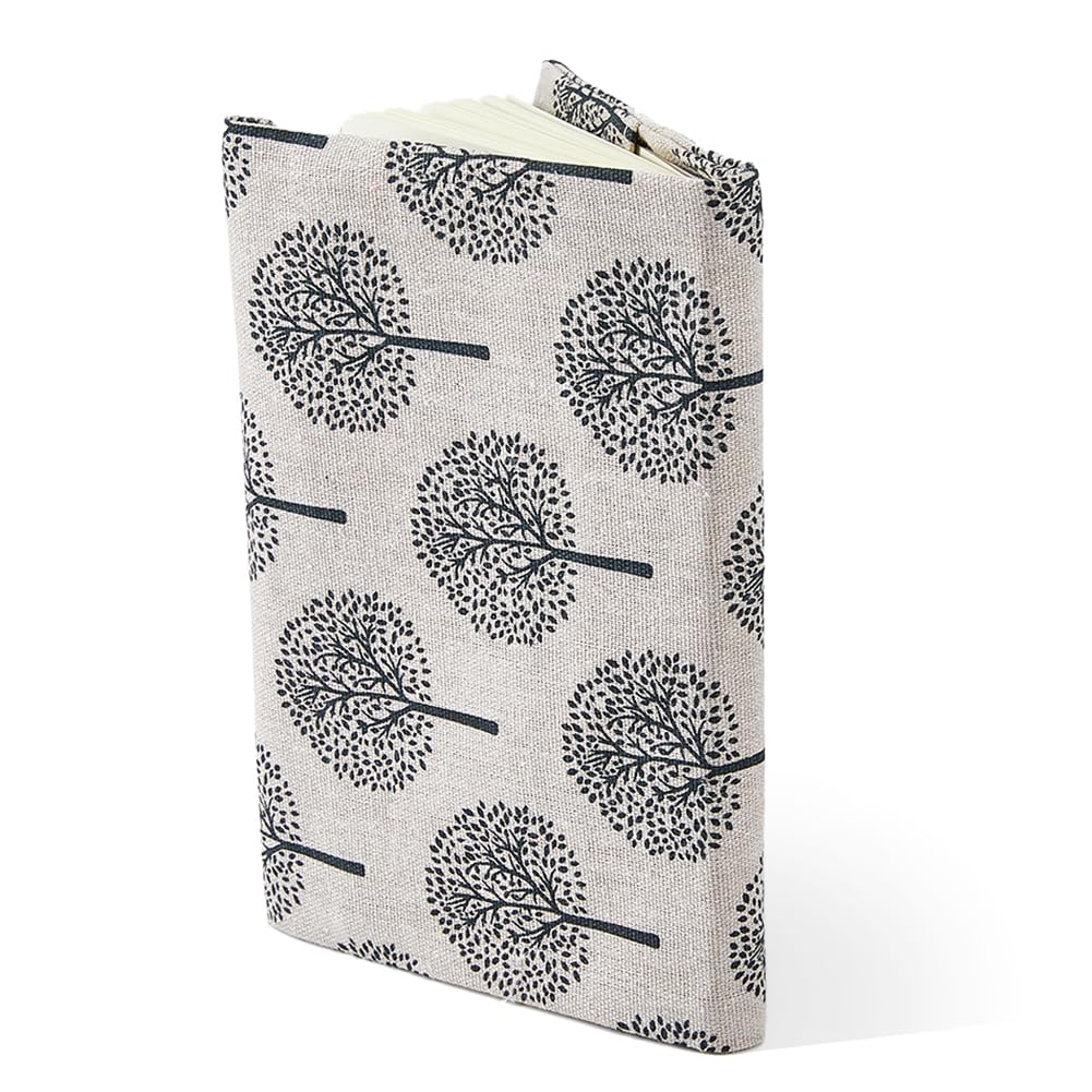 SUPERFINDINGS A5 Book Covers Cotton Linen Tree Washable Book Covers Fabric Books Sleeve Soft Cloth Books Protector Sleeve Paperback Protector for Hardcover Novels Reader