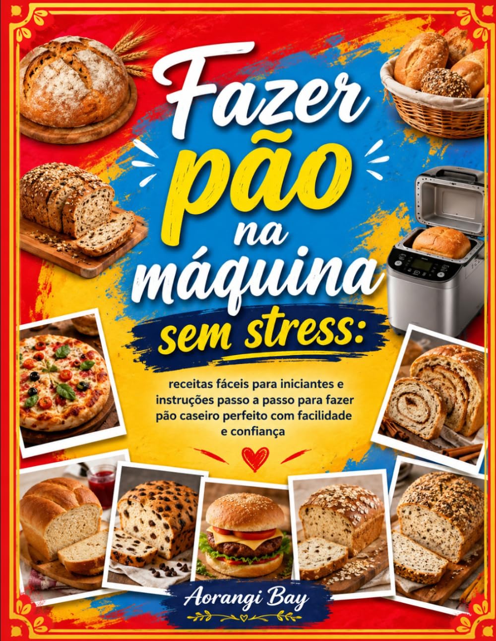 Fazer pão na máquina sem stress: Receitas fáceis para iniciantes e instruções passo a passo para fazer pão caseiro perfeito com facilidade e confiança