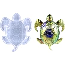 3D Sea Turtle Silicone Mold Animal Resin Mold Large Animal Statue Making Epoxy Mould DIY Craft Casting Mold for Gift Home Office Wall Hanging Decor
