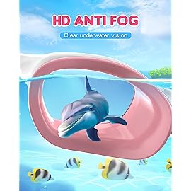 Zeligerstar Kids Swim Goggles,Swimming Goggles for Kids 6-14, Anti-Fog UV Protection Pool Glasses for Boys Girls (White/Pink+Clear Lens)