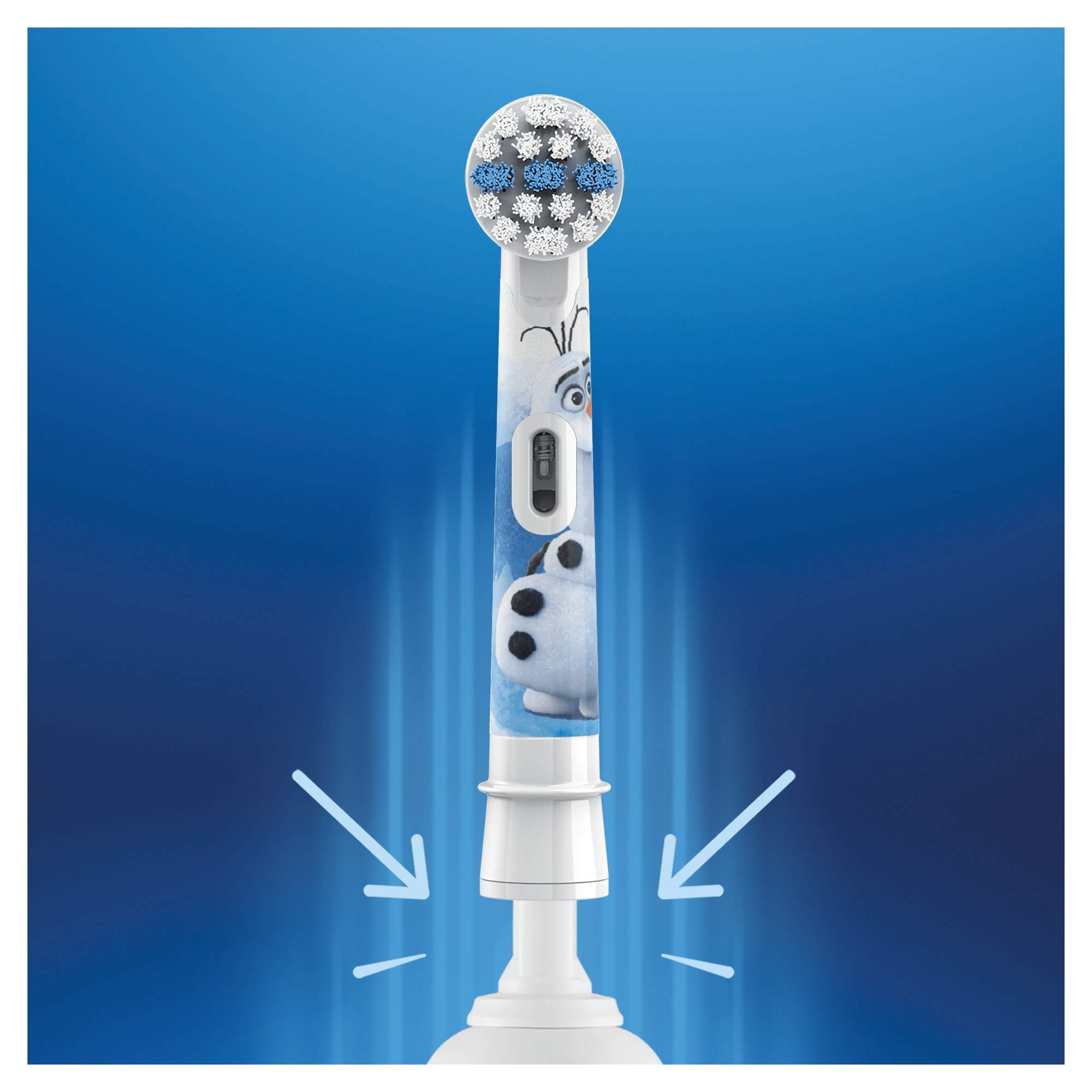 Oral-B Kids Testine di Ricambio per Spazzolino Elettrico con Disney Frozen 2 Personaggi, Confezione da 10, Testina Pensata Appositamente per i Bambini, dai 3 Anni in Su