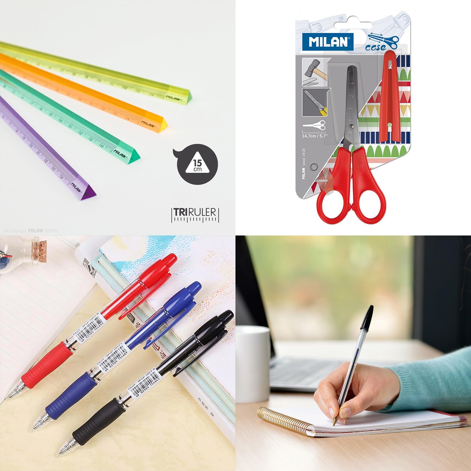 EcoPack - Pack Ahorro Completo de Material Escolar de Primeras Marcas para tu Estuche (ECO40)