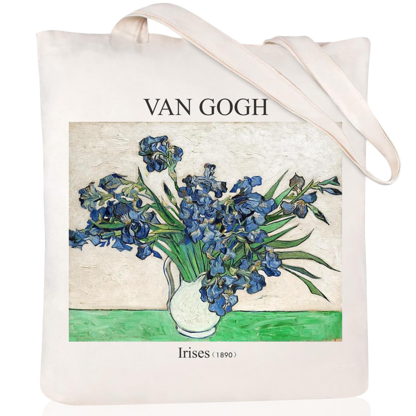 Andeiltech Canvas Tote Bag Aesthetic Cute Vintage Tote Bags Book Shoulder bag Gifts Reusable Grocery Bags for Women