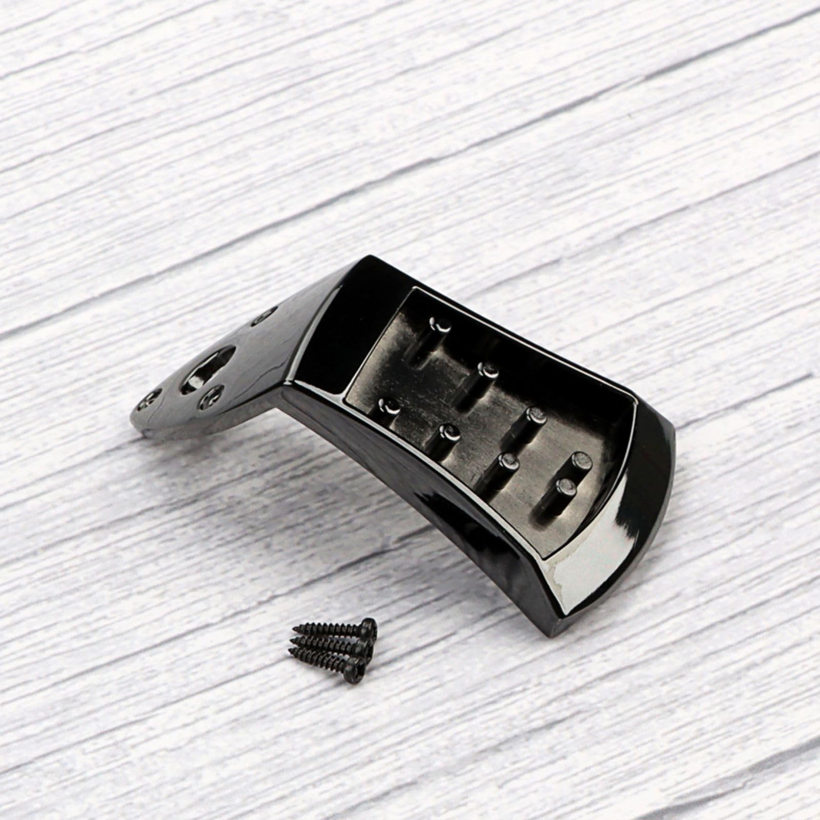 8 Saiten Mandoline Saitenhalter Metall Dreieckig Mandoline Saitenhalter mit Montagezubehör Musikinstrument-Zubehör