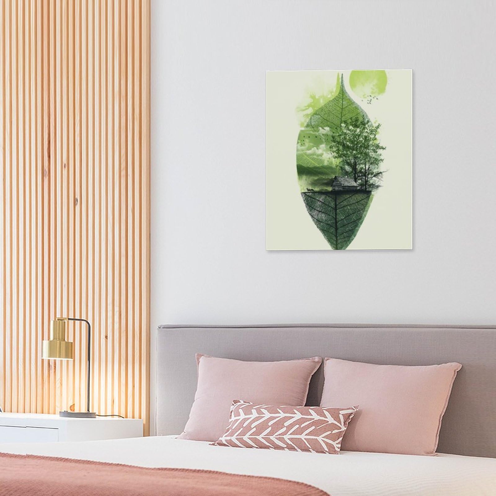Amazon.co.jp: 絵画 葉っぱの芸術インテリア 絵画 ポスター
