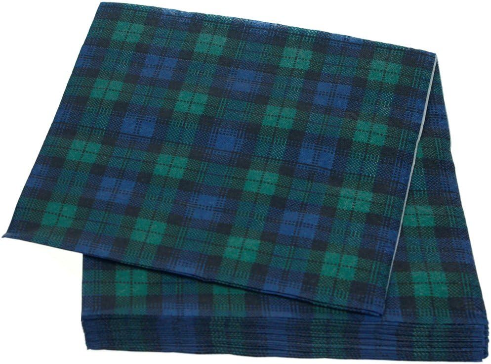 Paper Napkins Black Watch Tartan