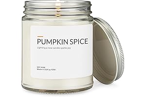 Premium Pumpkin Spice Scented Soy Candles for a Cozy Fall Ambiance