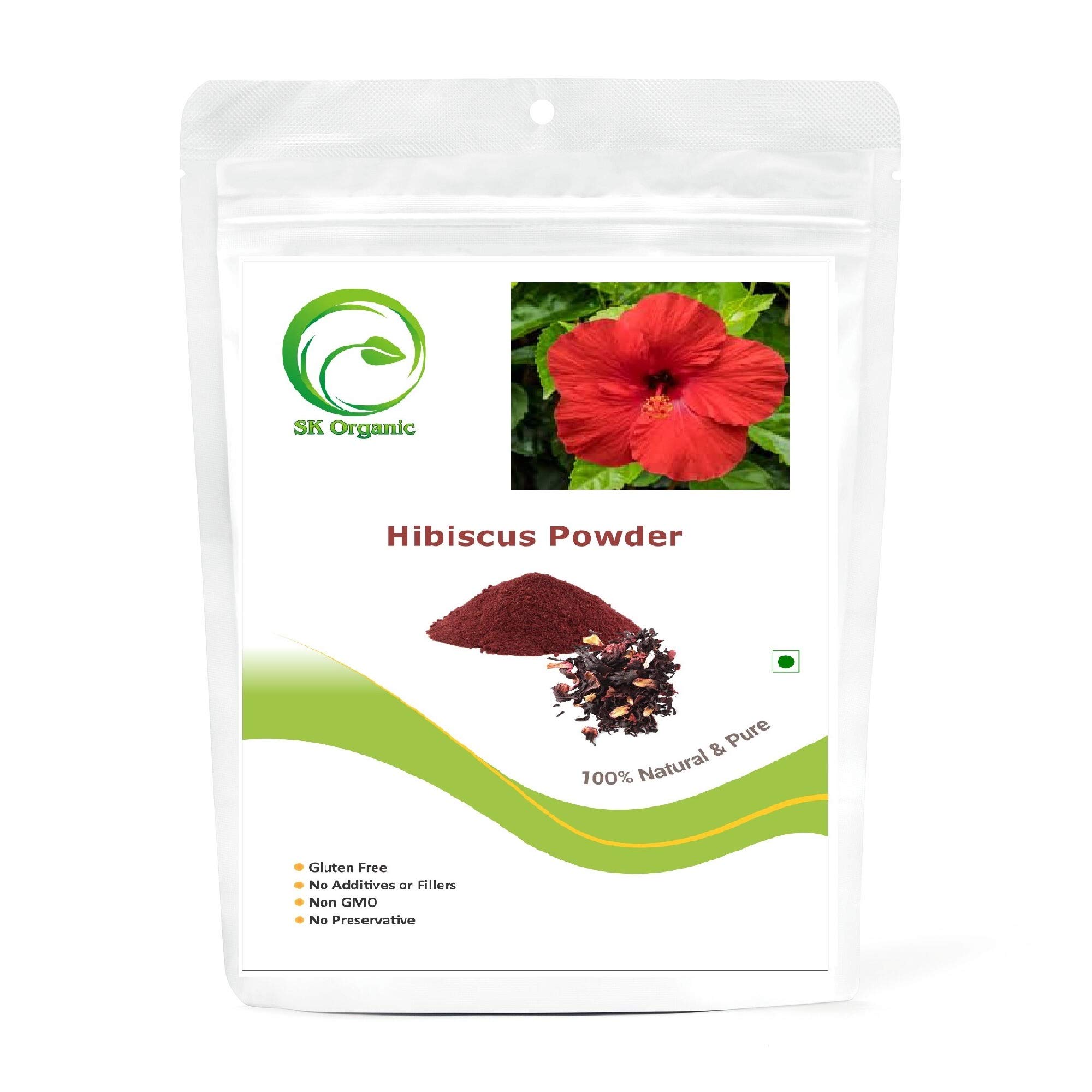 SK ORGANICHibiscus powder For Hair Fall And Growth