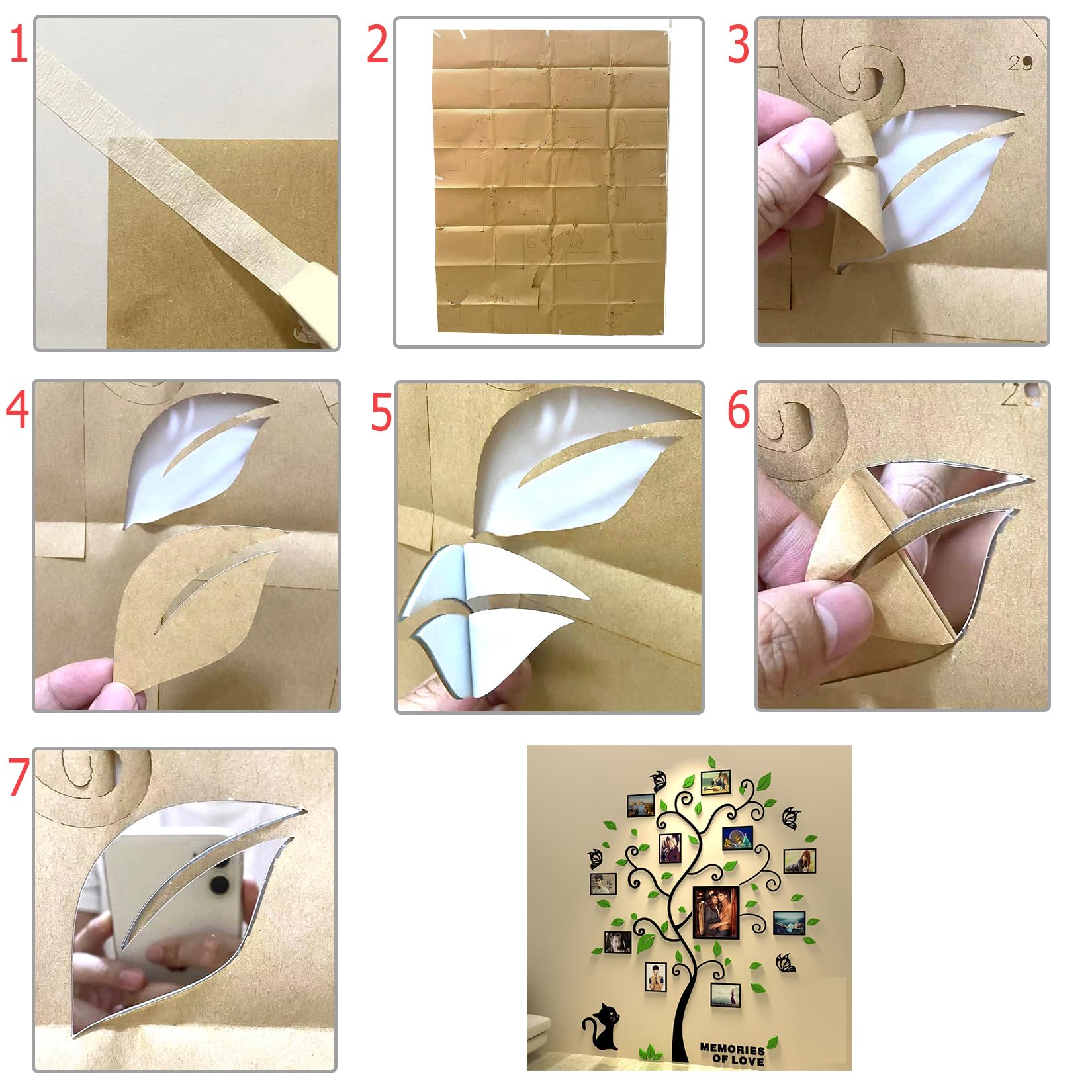 Purekay Large 3D Tree Wall Sticker - Image 3
