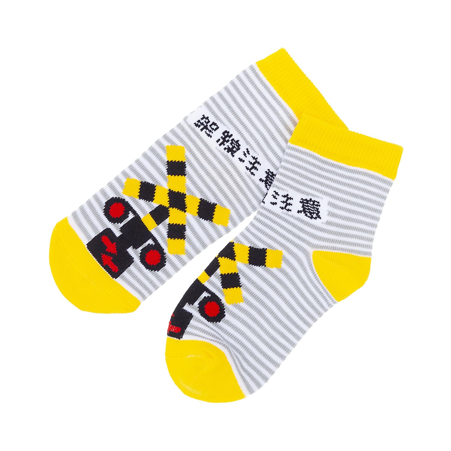 ポンポンページ Amazon.co.jp: [ポポンデッタ] TETSUDO SMILE SOCKS 踏切