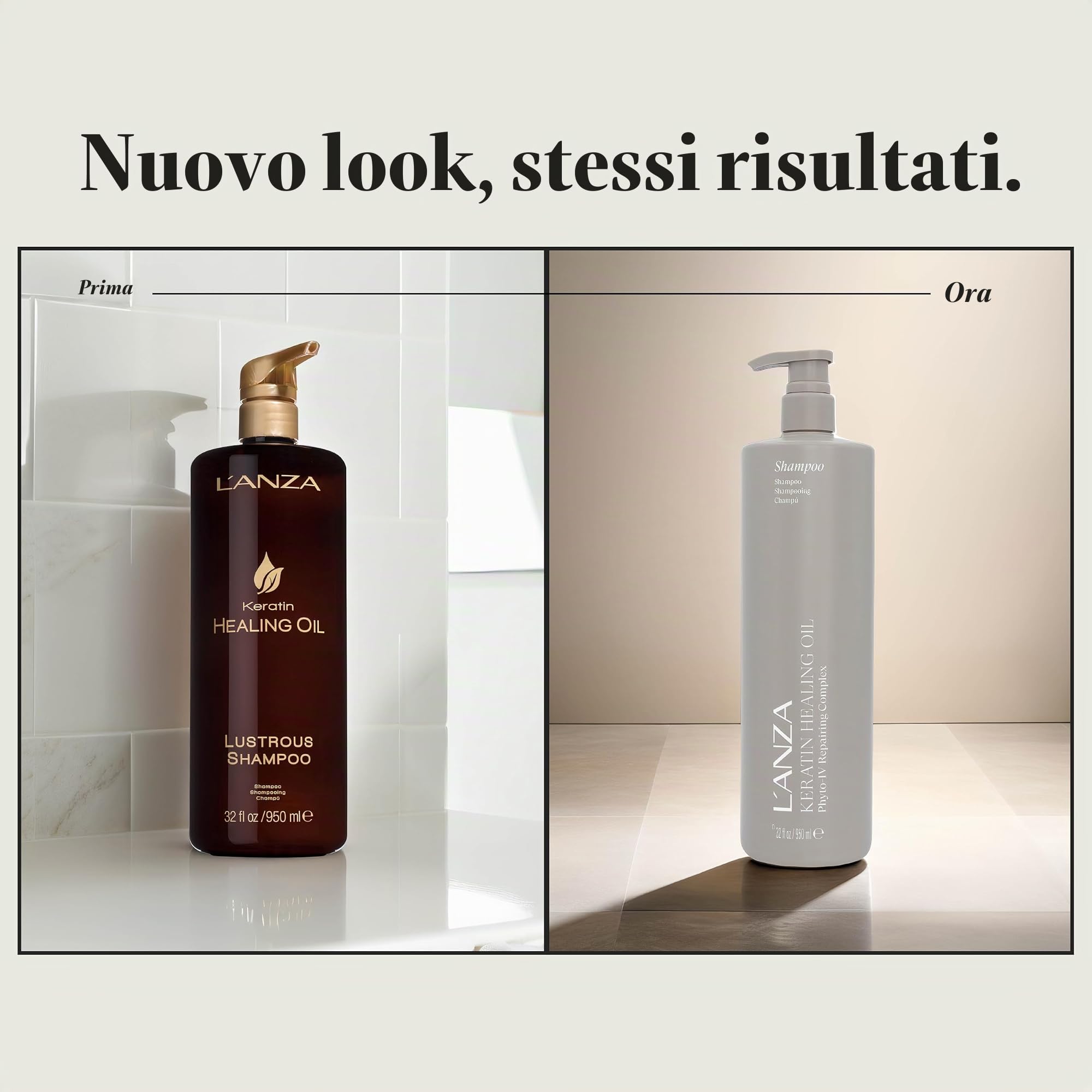 l'anza Keratin Healing Oil Silken Shampoo, 950 Millilitri