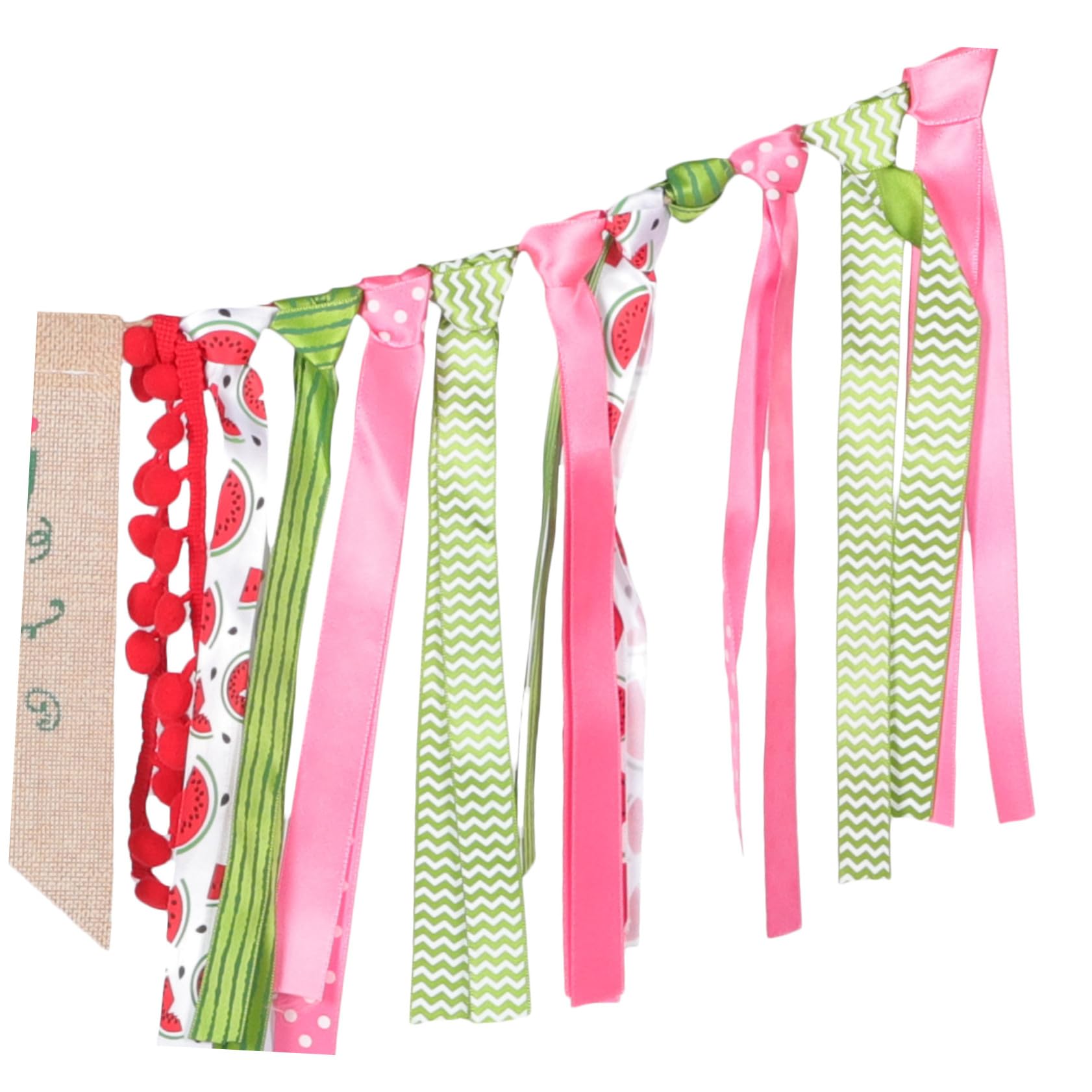 Decoración para Fiesta de Primer Cumpleaños con Guirnalda de Tela para Banderines Fáciles de para Colgar Interior y Exterior para Cumpleaños y Niña