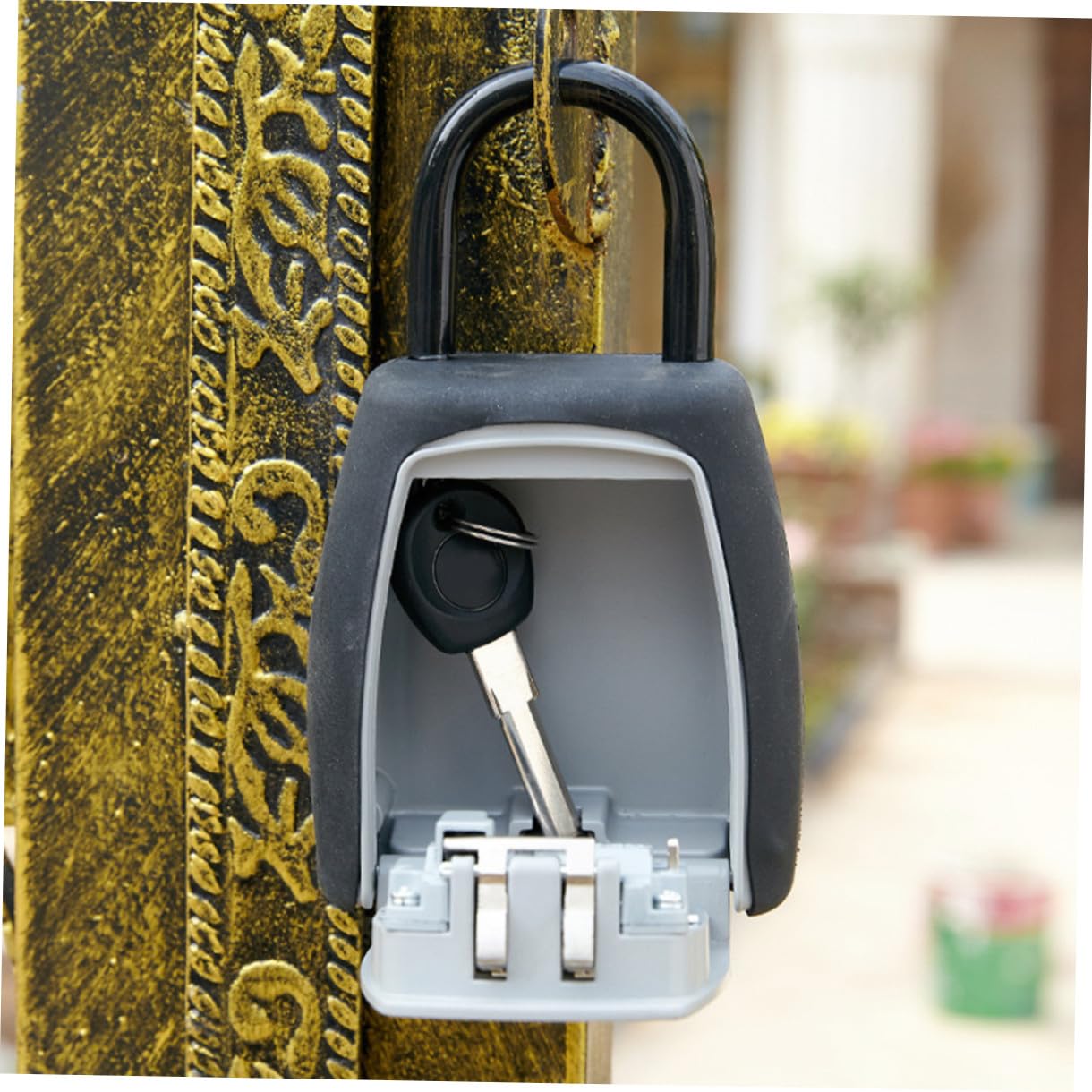 Housoutil Scatola Portachiavi Muro con Combinazione Scatola per Chiavi e Antiruggine Facile Installazione per Casa e Ufficio