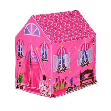 Keetoy Jumbo Size Extremely Light Weight , Water Proof Kids Play Tent House for 10 Year Old Girls and Boys (Doll House Tent)