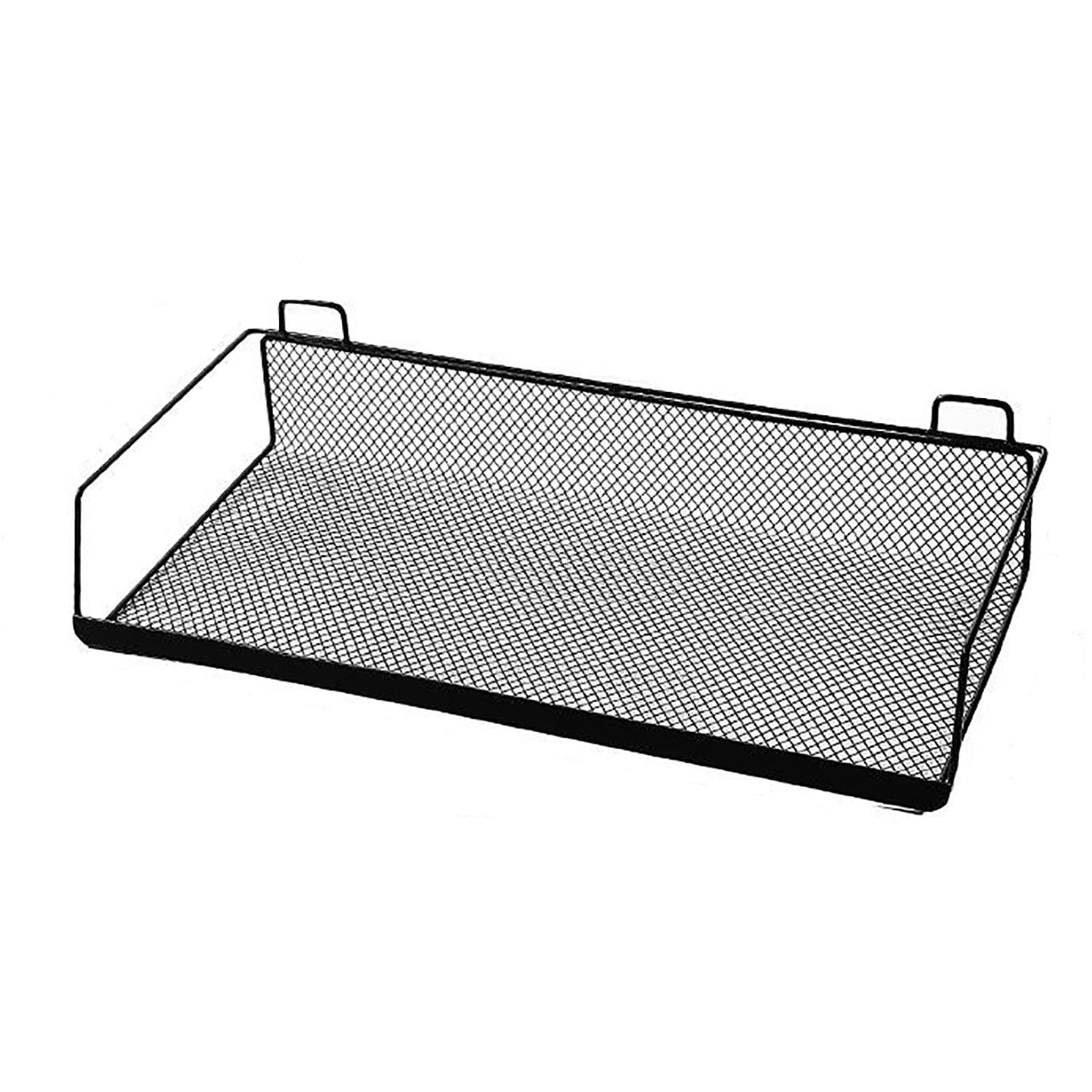Taca do zarządzania kablami Pod biurkiem Stojak do zarządzania kablami Półka wylotowa Organizer na przewody Organizator kabli komputerowych Organizer na kable pod biurkiem (kolor: czarny, rozmiar: jeden rozmiar)