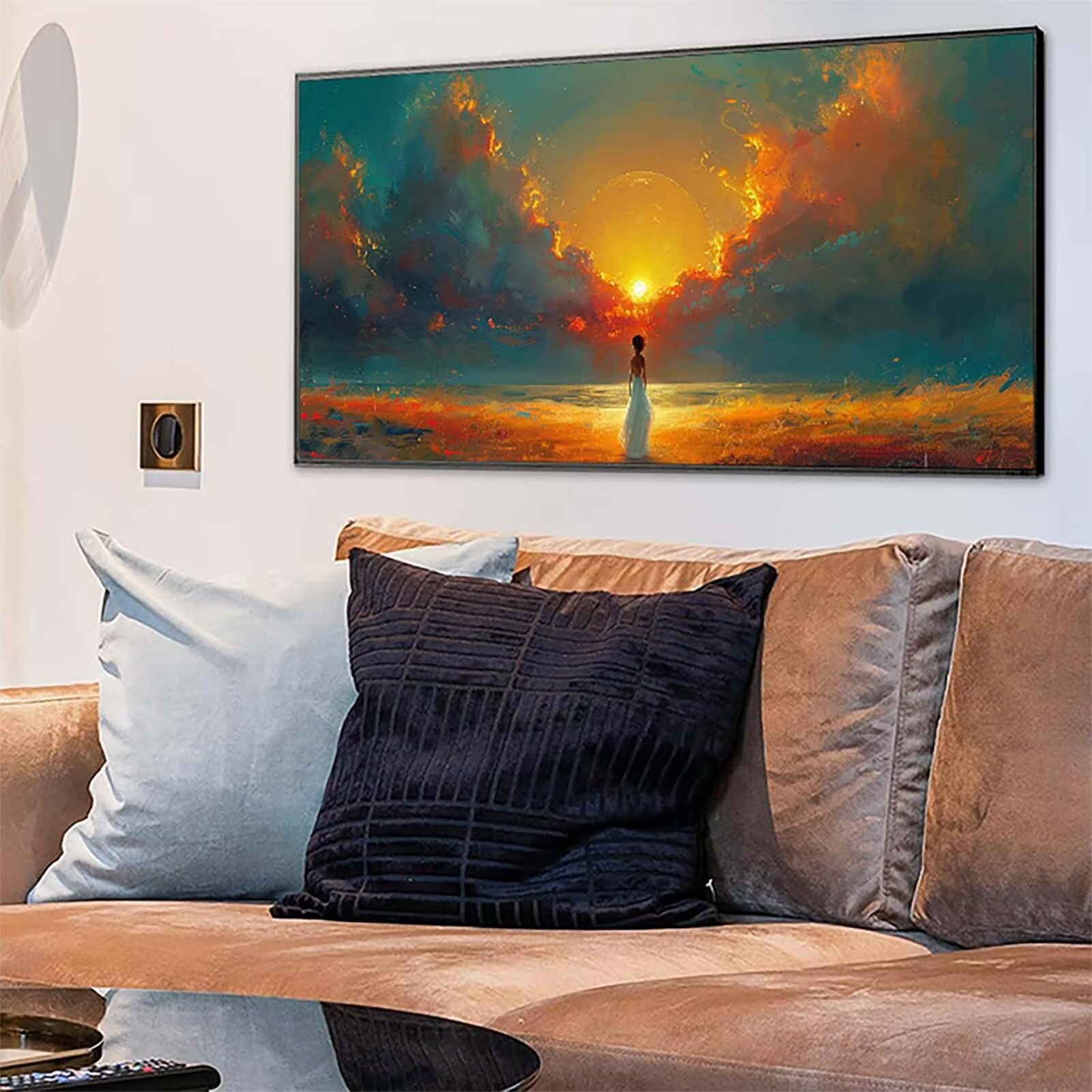 Coucher De Soleil 5D Diamond Painting Adulte Grand Format 60x120cm 9-8742