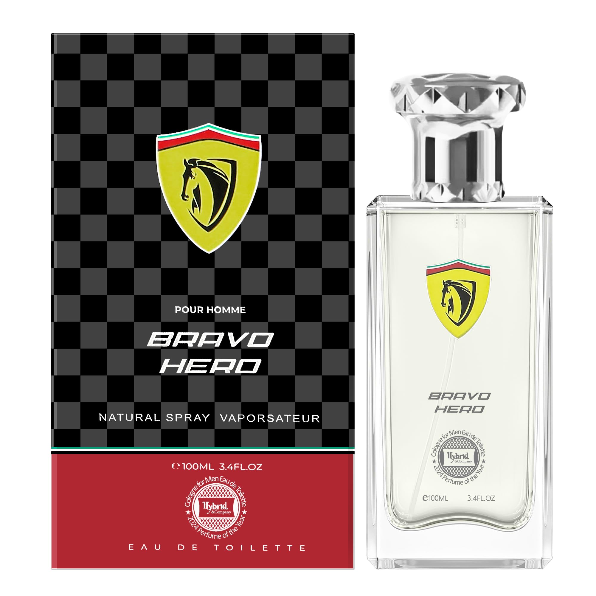 Hybrid And Company Bravo Hero Black Pour Homme For Men