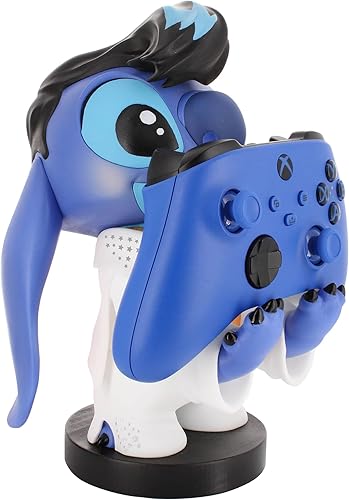 Miniatura 6 de Exquisite Gaming Lilo & Stitch Elvis Stitch - Controlador de juegos original y soporte para teléfono, soporte para dispositivos, cable Guys, figura