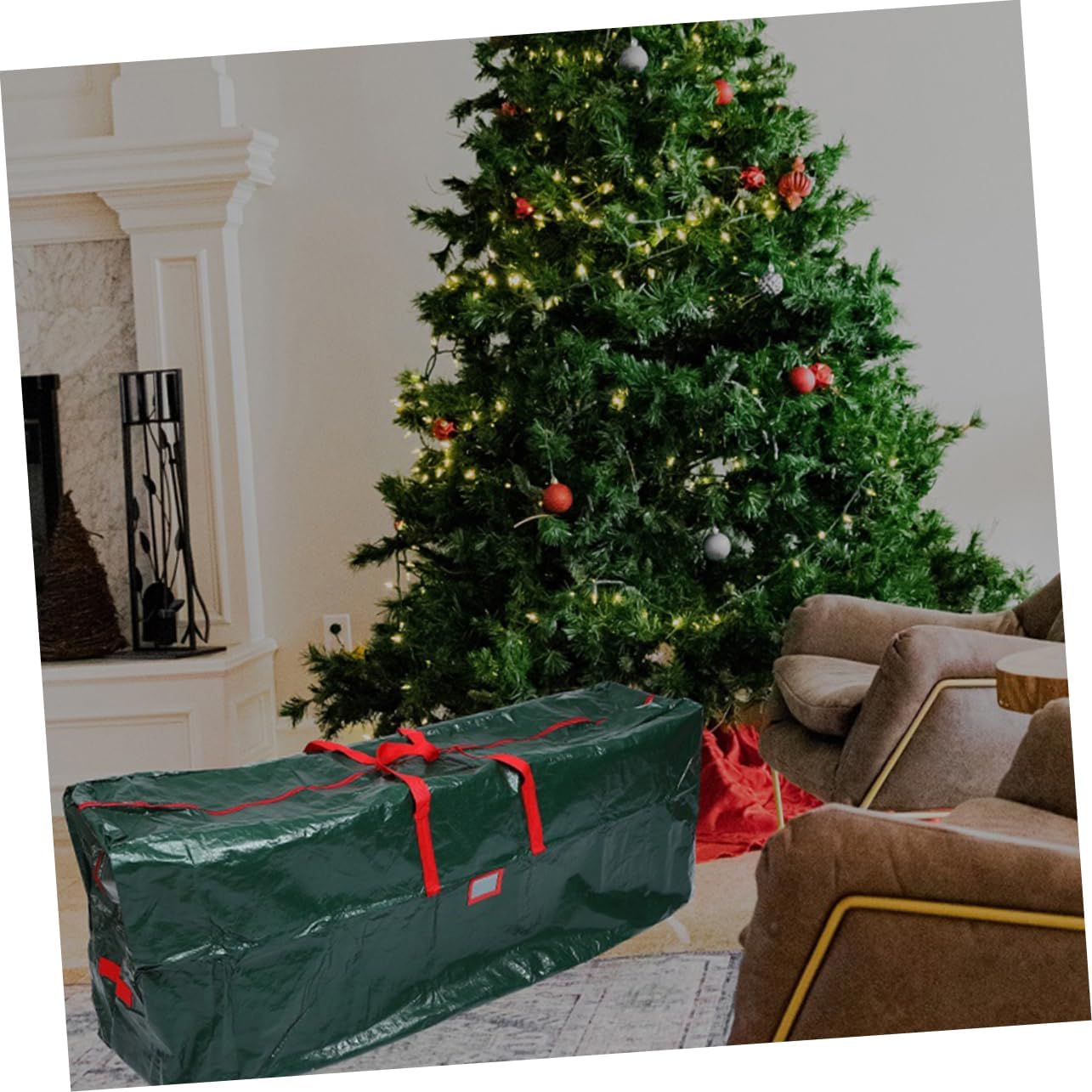 KOMBIUDA Large Christmas Tree Storage Bag Handles Organizer for Xmas Tree Versatile Storage for Blankets Seasonal Items