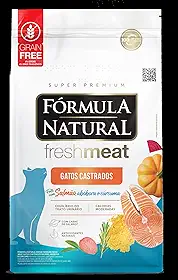 Fórmula Natural Fresh Meat Ração Seca Para Gatos Castrados Sabor Salmão 1Kg