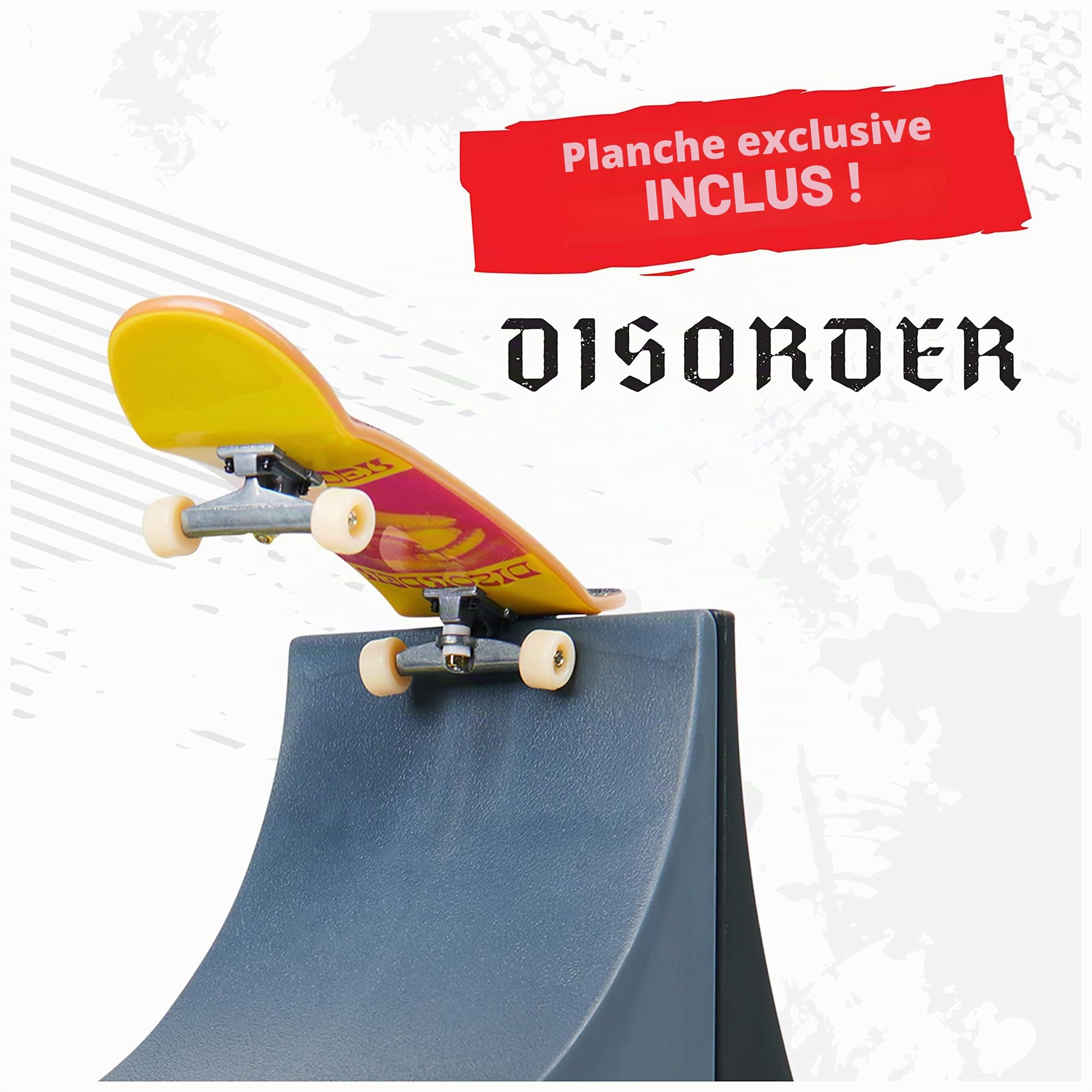Tech Deck, Power Flippin, X-Connect Park Creator, Ensemble de Rampe Personnalisable et à Construire avec Touche Exclusive, Jouets pour Enfants pour garçons et Filles à partir de 6 Ans