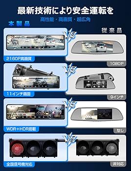 Amazon.co.jp: 【次世代4K画質・11インチIPS大画面】ドライブ