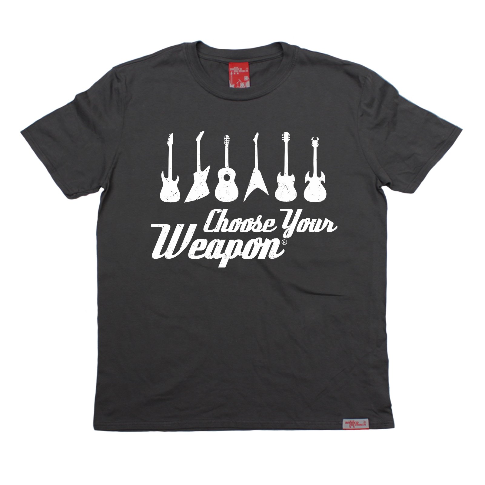 Banned Member - Men's Choose Your Weapon Guitar T-Shirt/Band Music Fashion Clothing