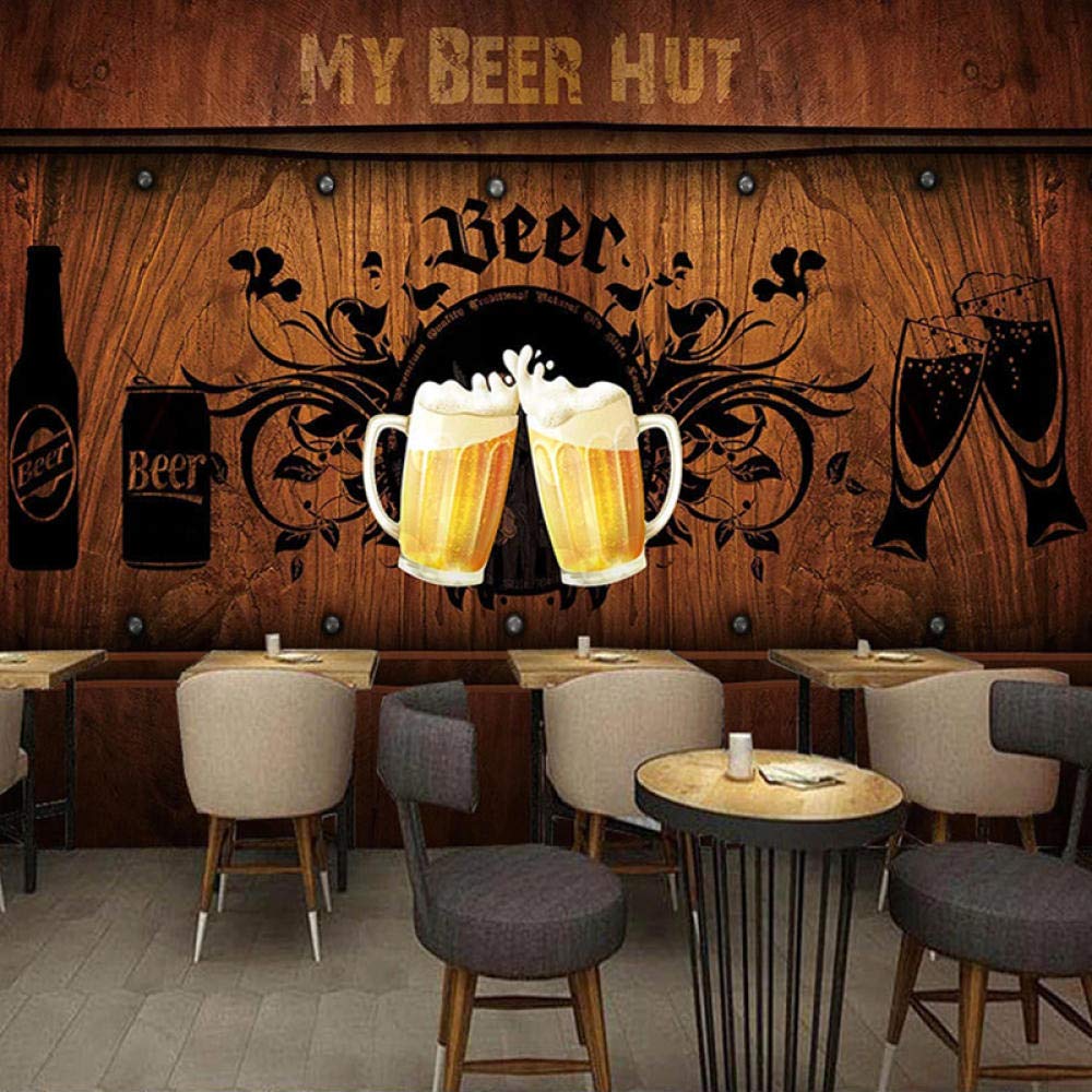 3D tapety domek drewno plakat malarstwo ścienne restauracja KTV bar oprzyrządowanie mural tapeta do salonu;