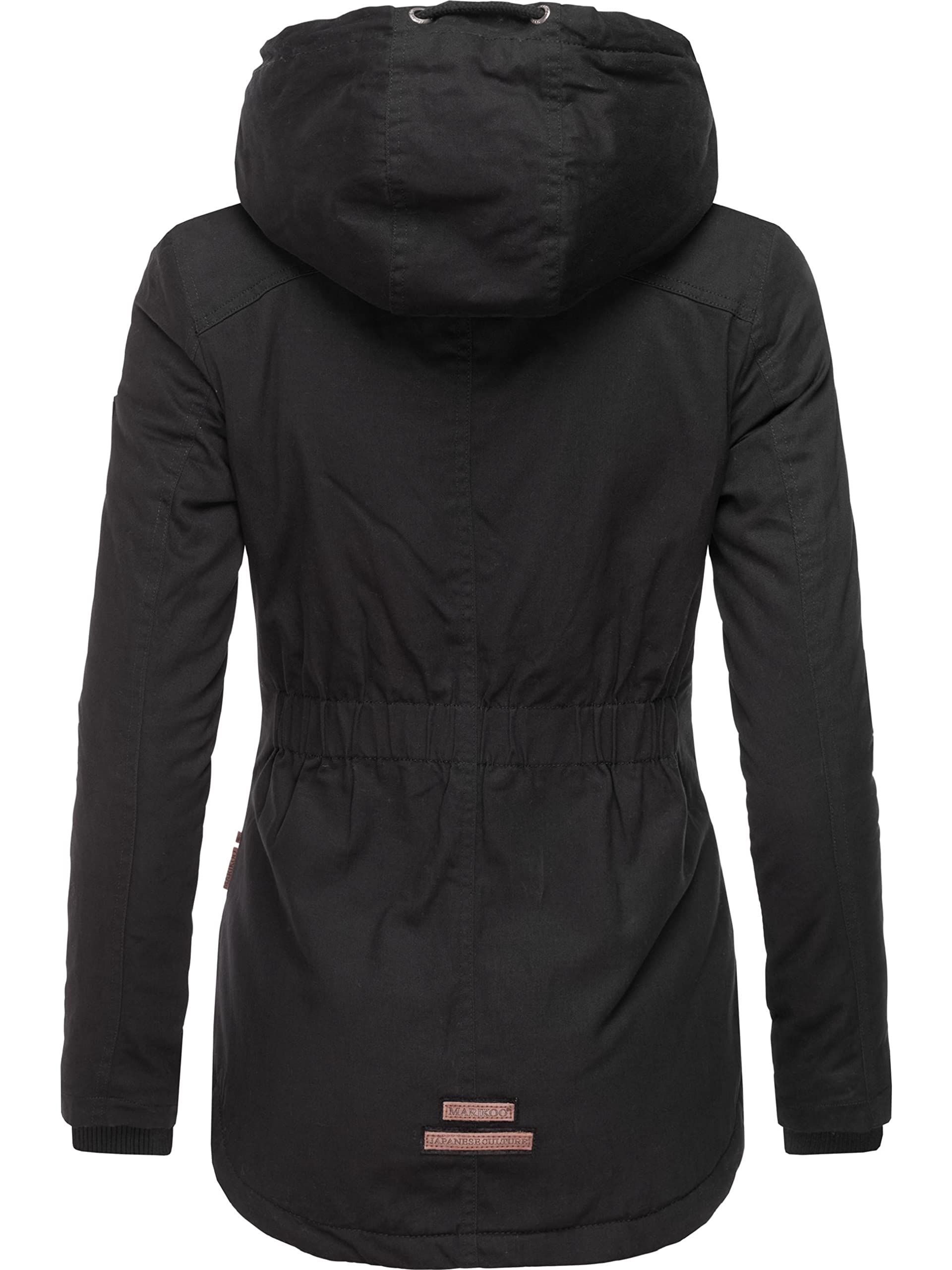 Marikoo Bikoo Chaqueta de invierno con capucha para mujer, algodón, tallas XS-XXL