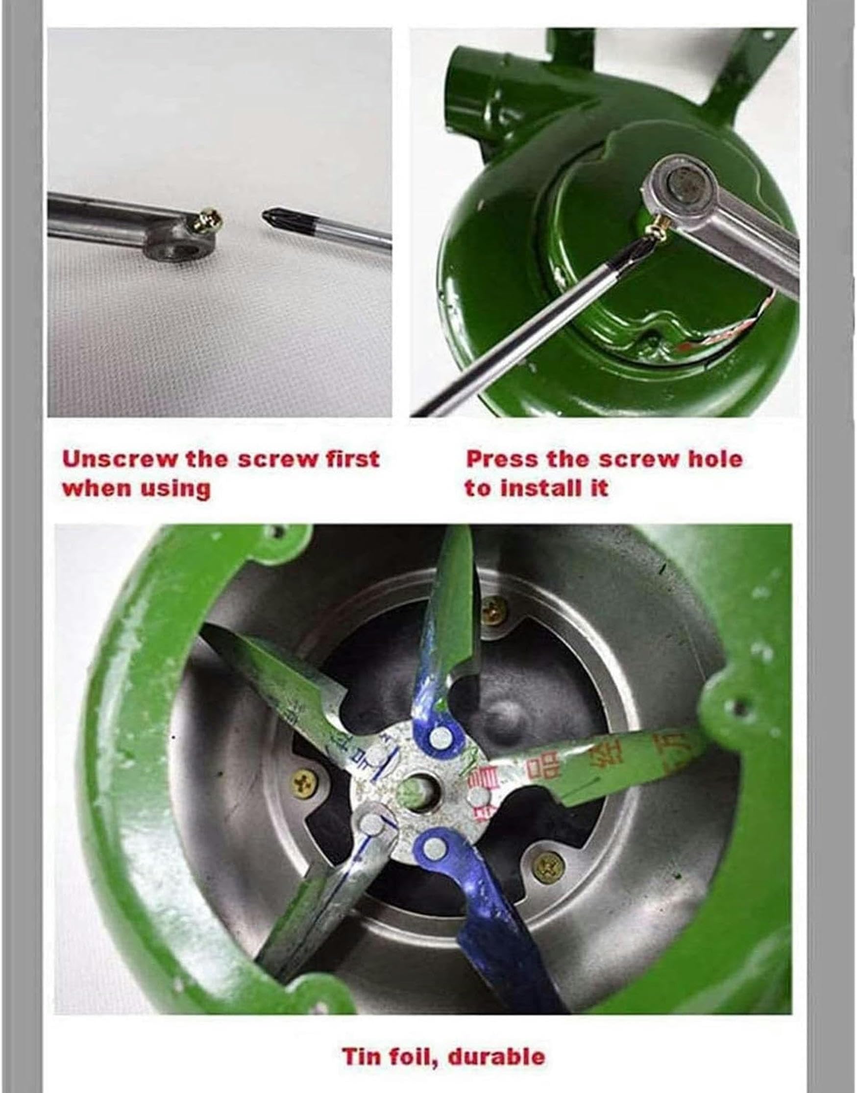 Dmuchawa do grilla z korbą ręczną, dmuchawa do grilla z żelaznym mechanizmem, ręczna dmuchawa do grilla, dmuchawa do grilla z korbą ręczną, do rozrusznika grilla kempingowego, wzbu