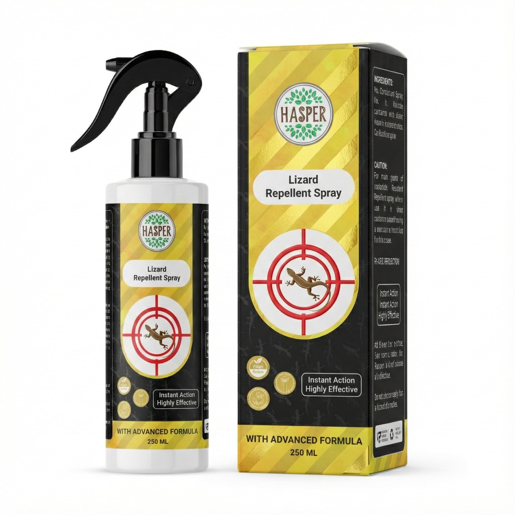 Hasper Lizard Repellent Spray | Instant & Effective Formula | Made with Essential Oils | No Killer | No Poisoning | No Trapping | lizard Killer Spray | Chipkali Control | Best Results & 100% Natural | Lizard Trap & Control-image-46