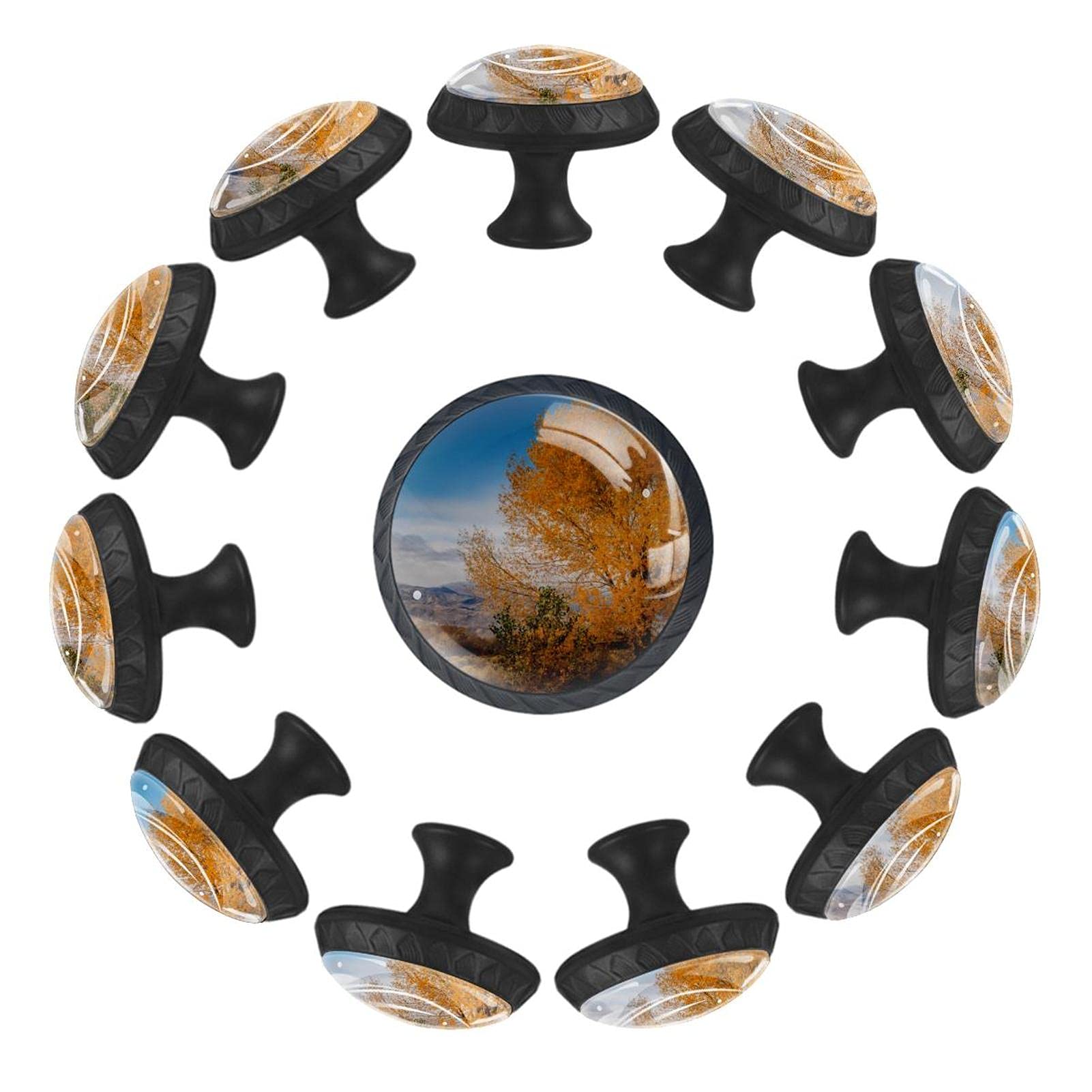 Boutons de tiroir ronds 35 mm lot de 12 poignées meuble commode chambre enfant