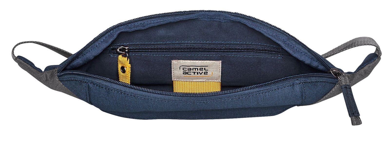 camel active Satipo Herren Gürteltasche Bauchtasche Klein Blau